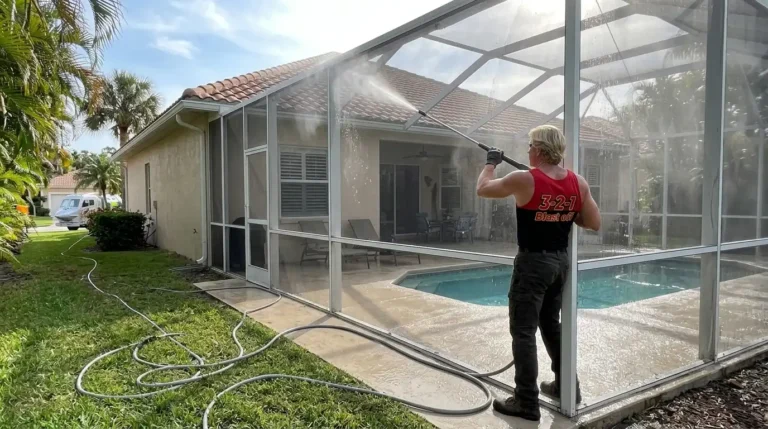 Patio and pool deck washing in Naples FL